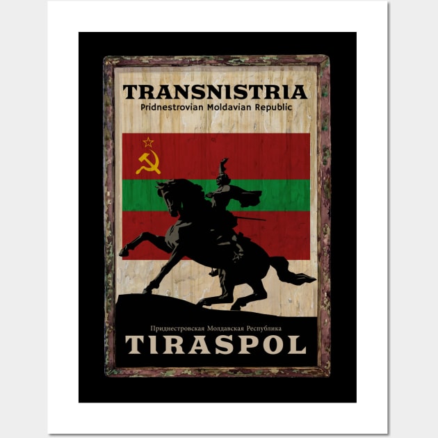 make a journey to Transnistria Wall Art by KewaleeTee